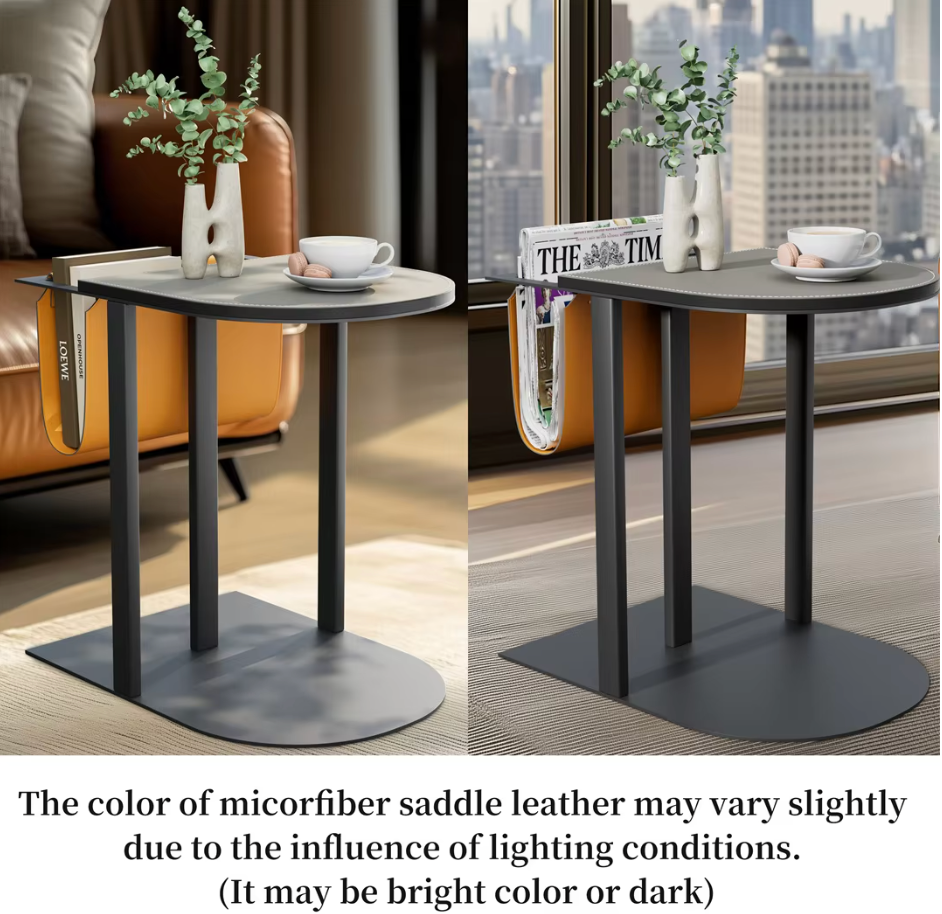 Light-luxury Narrow Sofa Side Table