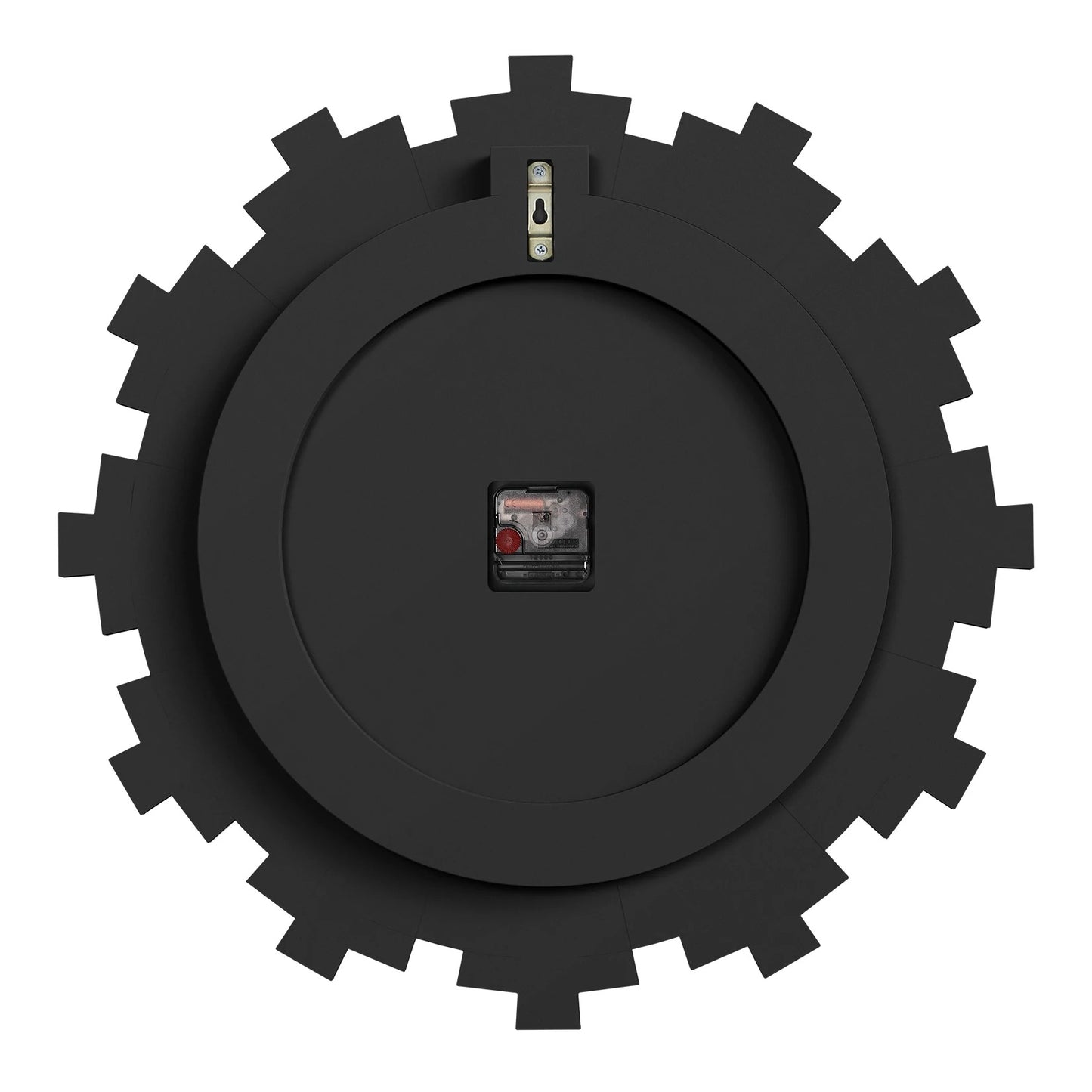 24" Large Silver Mirrored Wall Clock – Modern Decorative Clock for Living Room Wall Décor