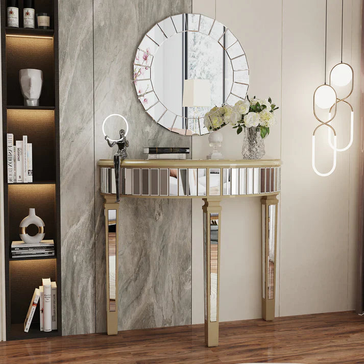 Mirrored Entryway Table