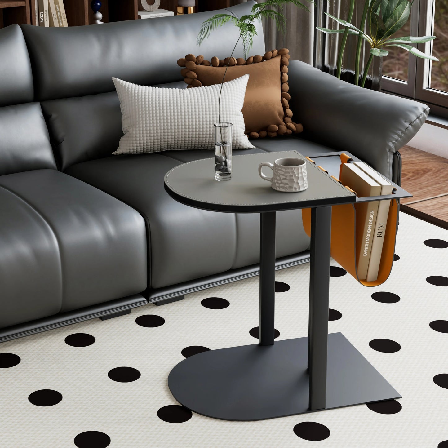 Light-luxury Narrow Sofa Side Table