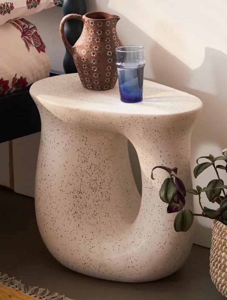 Wren Wabi Sabi concrete Side Table