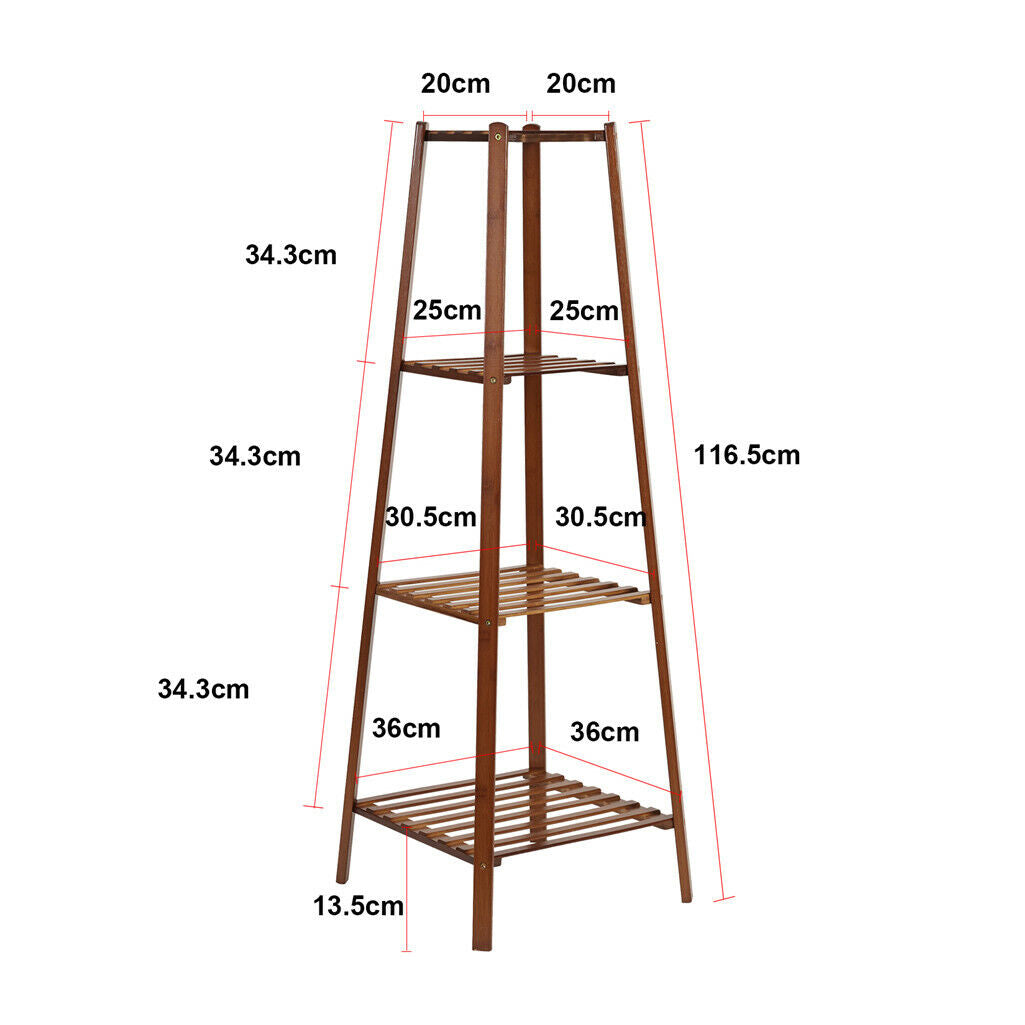 Multi Tier Indoor Plant Stand Bamboo Planter