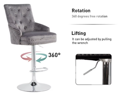 Luxury Bar Stool Dining Chairs (1pcs)