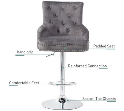 Luxury Bar Stool Dining Chairs (1pcs)