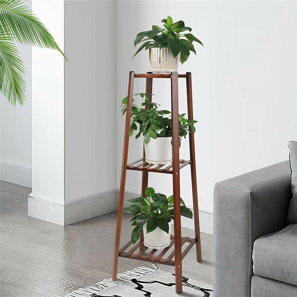 Plant Stand Bamboo Planter 