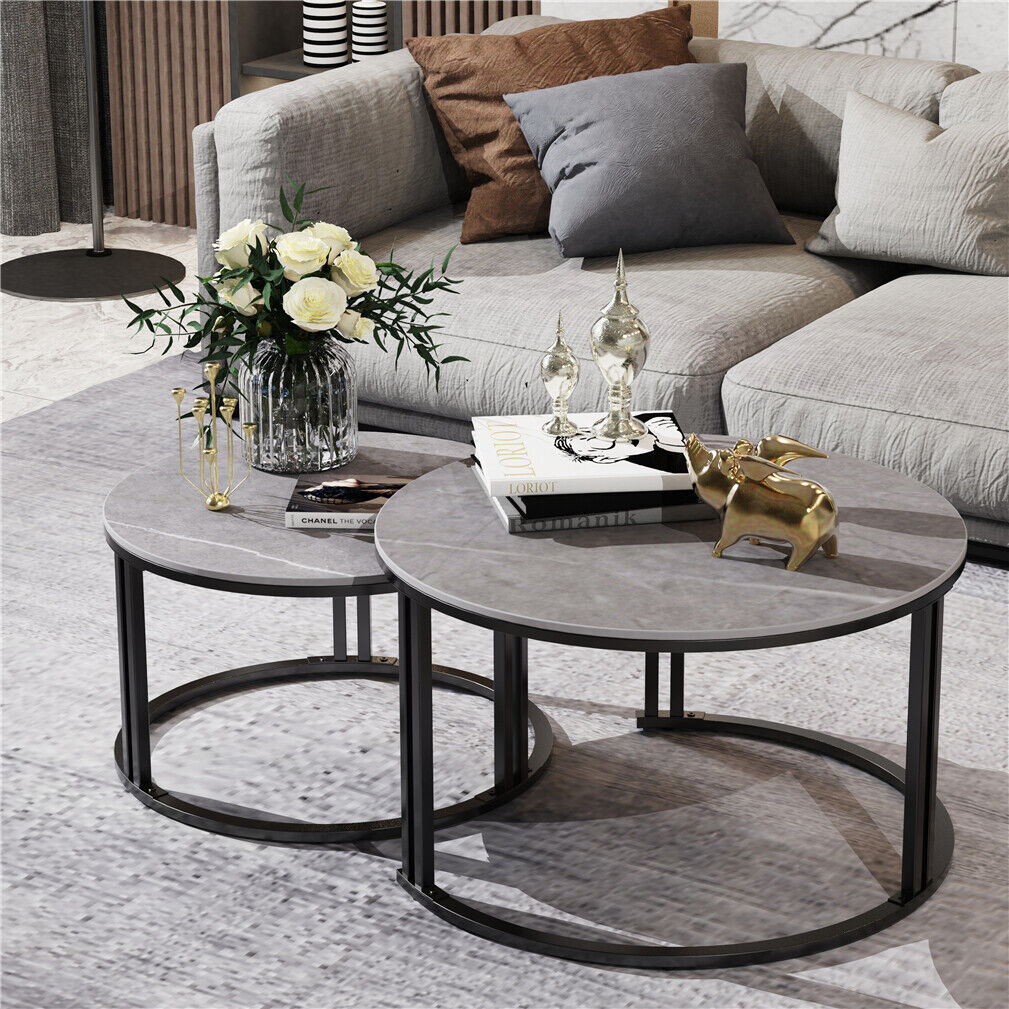 Dark Gray Nesting Table