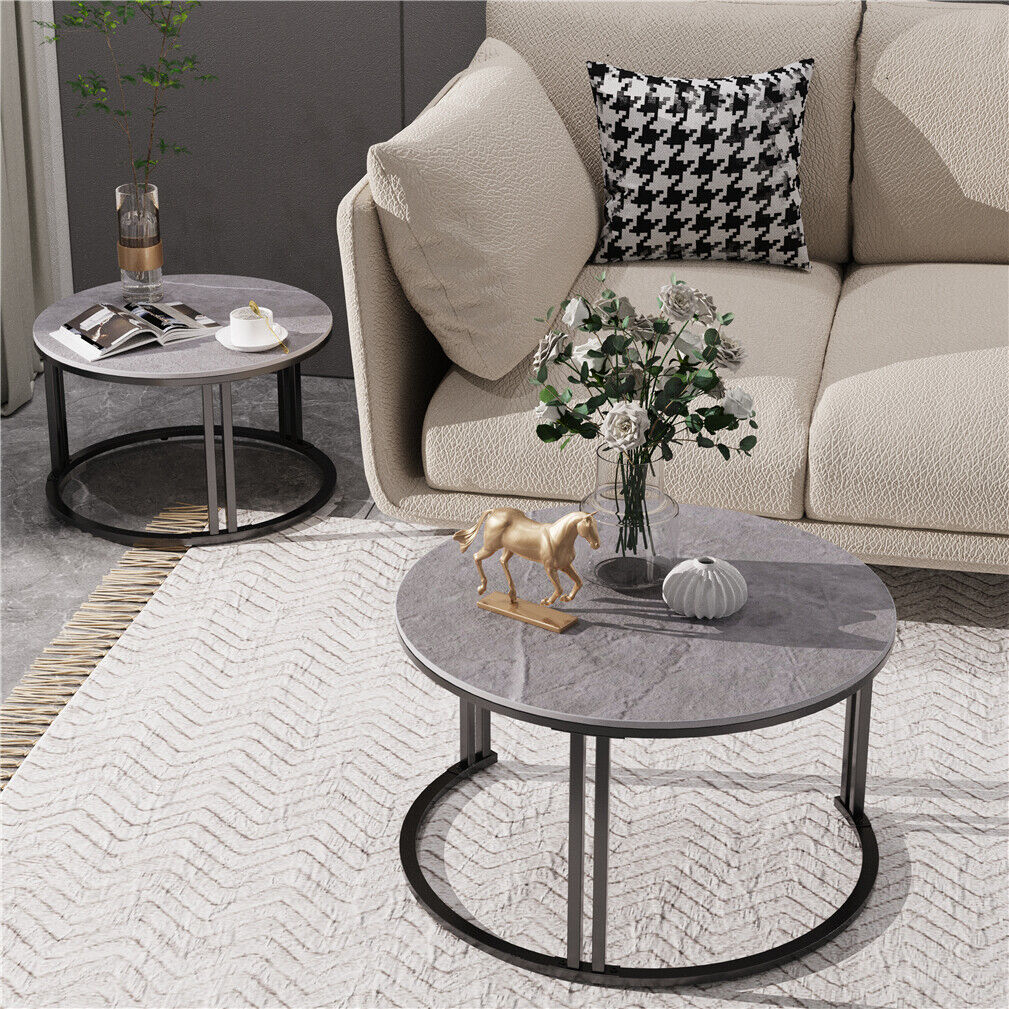 Dark Gray Nesting Table